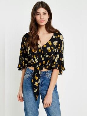 Urban Outfitters Daffodil Tie Front Top